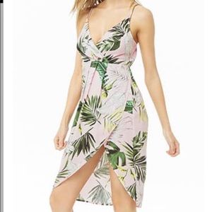 Forever 21- Tropical Mock Wrap Dress